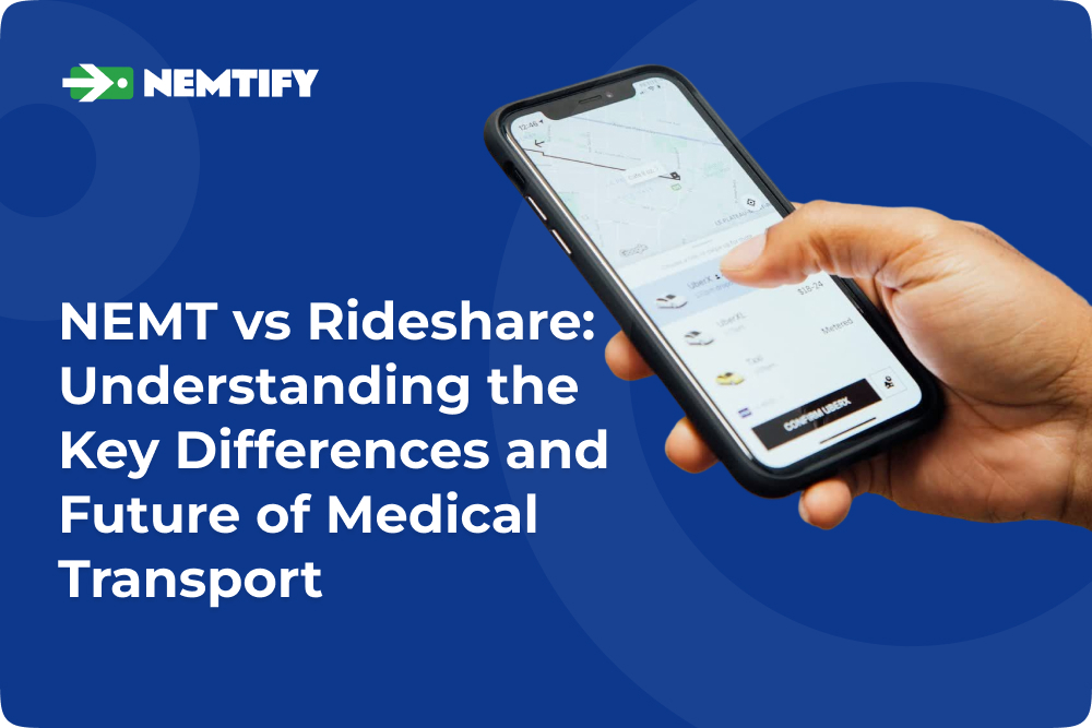 NEMT vs Rideshare Understanding the Key Differences and Future of Medical Transport